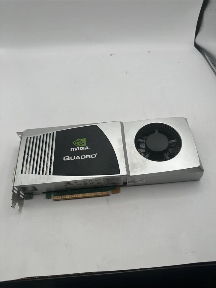 NVIDIA Quadro FX 4800 Video Card 1.5GB DDR3 PCIe DVI Dual Display Port  - Image 1 of 4