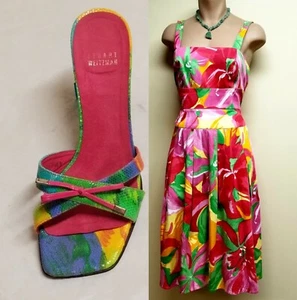 Vestido de primavera multicolor American Living, talla 4 - Imagen 1 de 8