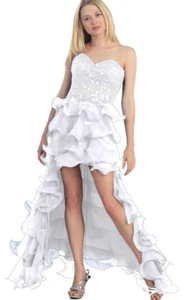 RETOURE BRAUTKLEID ABENDKLEID COCKTAIL ABIKLEID PARTYKLEID CREME Gr.40 NEU €199 - Bild 1 von 6