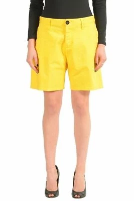 Pantalones Cortos Informales Dsquared2 Amarillo Denim Para Mujer US XS IT 38 Foto 1 de 4