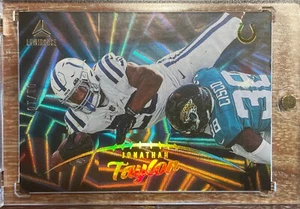 2023 LUMINANCE #82 JONATHAN TAYLOR HORIZONTAL GOLD HOLO lazers /10 COLTS - Picture 1 of 6