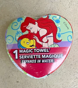 Disney Princess Ariel little mermaid Magic Towel - expands in water NEW NIP - Picture 1 of 7