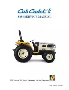 Manuale di servizio Cub Cadet 8454 - Foto 1 di 2