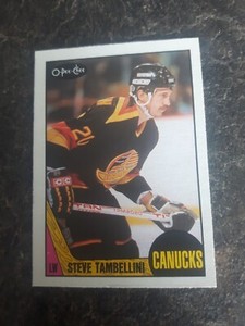 O-Pee-Chee 1987 Steve Tambellini Card# 259