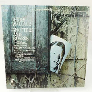 Jerry Wallace Shutters and Boards LP Record Album Vinyl - Picture 1 of 2