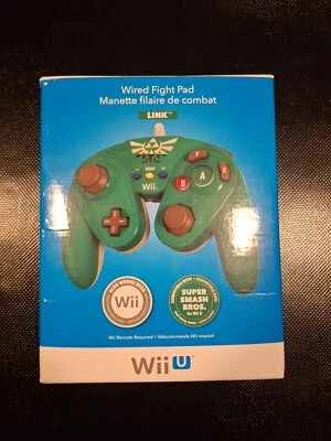 Brand NEW PDP Wired Fight Pad (Nintendo Wii U) Link Zelda Green Controller Pad - Image 1 of 4