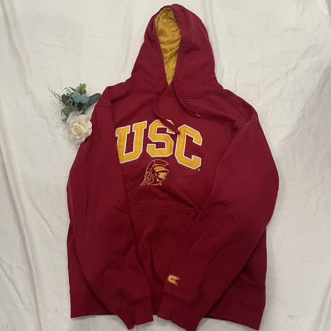 USC Trojans University Hooded Sweatshirt Hoodie L Cover