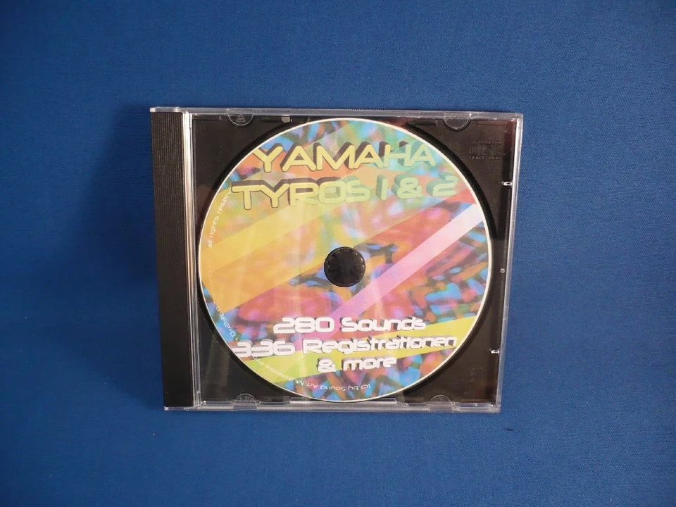 SOUND ART YAMAHA TYROS 1 + TYROS 2 - DAS MEGA MUSIC PACK !!! - 2 8 0 Sounds +