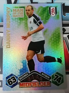 MATCH ATTAX 2009 2010 DANNY MURPHY MAN OF THE MATCH FULHAM - Picture 1 of 2