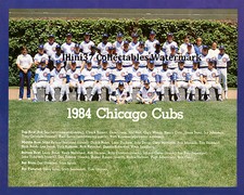 1984 CHICAGO CUBS BASEBALL TEAM 8X10 PHOTO