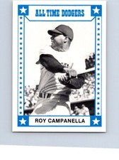 VINTAGE   BASEBALL CARD  ALL TIME LOS ANGELES DODGERS  ROY CAMPANELLA  