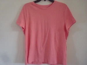 Ladies Petite  Knit Top Size XLP  Laura Scott  Coral - Picture 1 of 2