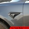 2PCS Carbon Fiber Side camera protection cover For Tesla Model Y 3 X S Matte