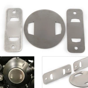 Coperchio frizione motore scatola fusibili piastre superiori argento per Yamaha XSR900 - Foto 1 di 6