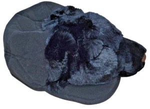 Sombrero de felpa cabeza de oso negro de Creative Comforts Toys Canada gorra Snapback nuevo con etiquetas - Imagen 1 de 14