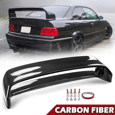 Carbon Fiber Rear Trunk Spoiler Wing LTW GT Style For 92-00 BMW 3 Series E36 M3 - Image 1 of 4