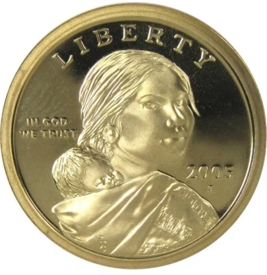 2005 S Sacagawea/Native American Dollar Deep Cameo Gem Proof  - Image 1 of 2