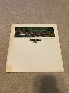 1988 Jeep Cherokee 24-page Original Car Sales Brochure Catalog - Picture 1 of 1