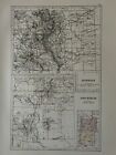 1897 Colorado & New Mexico Original antike Karte von A & C schwarz