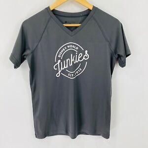 Holloway Women’s T-Shirt Size Small Gray "Disney World Junkies Eat. 2013”