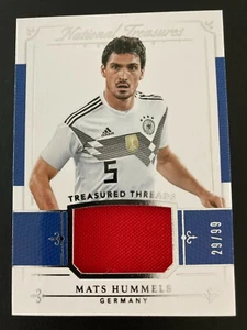 2018 Panini National Treasures Treasured Threads Jersey Mats Hummels ed/99 DFB - Bild 1 von 2