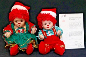 Marie Osmond "Jingles & Belle Tiny Tots" 6" Doll Set in Box with COA, #1405 - Picture 1 of 3