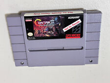 Not For Resale Contra III The Alien Wars (Super Nintendo) Authentic -Demo-NFR