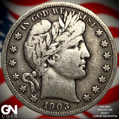 1903 S Barber Half Dollar  Q5718 Cover