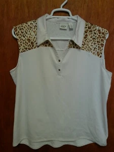 Damen Chico's Zenergy Golf Polo Bluse Shirt Top Größe 3 - Bild 1 von 1