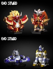 EVO Studio Digimon Galgomon Renamon Growmon Resin Figure Model Collection  New