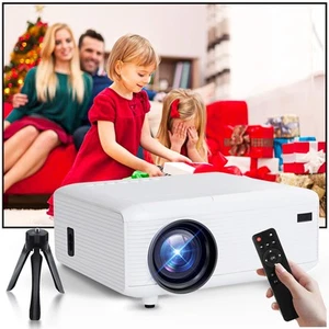 Projector with Wifi Bluetooth, 15000lux 800ANSI Native 1080P Bluetooth Mini P... - Picture 1 of 6