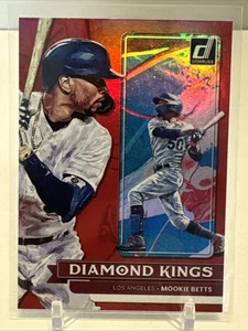 2022 Donruss Red Holo #27 Mookie Betts Baseball Card Los Angeles Dodgers - Picture 1 of 2