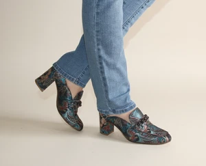 Enzo Angiolini GILIAN Asian Inspired Floral Slide Mule Shoes US 7.5 Women's shoe - Bild 1 von 9