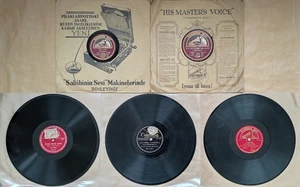 FIKRIYE HANIM INCI ATALAY MUKESH MOHD. RAFI NECATI TOKYAY TURKISH ORIENTAL 78RPM - Foto 1 di 24