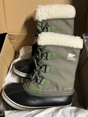 Sorel Yoot Pac Nylon Niños Botas de Nieve Impermeable Aislado Juvenil Zapato Talla 1 Foto 1 de 4