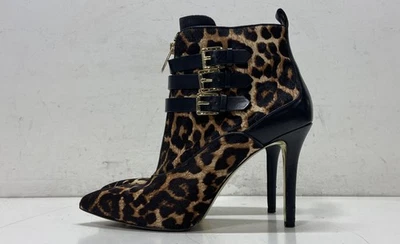 Botines Michael Kors Lori estampado de leopardo para mujer talla 8,5 Foto 1 de 4