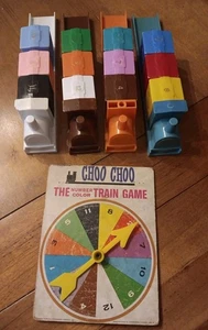 CHOO CHOO, "Il gioco dei numeri/treno a colori", di Transgram, 1963 con filatore - Foto 1 di 11