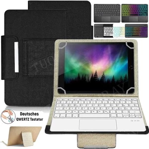 QWERTZ Bluetooth Tastatur Schutzhülle Für iPad 10./11. Generation A16 11" 2025 - Bild 1 von 83