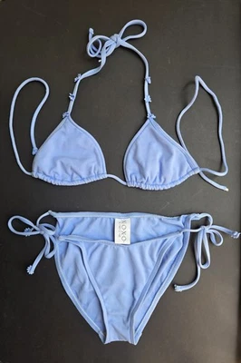 XOXO SWIM 2PC Blue Bikini Swim Suit Fits Size- S/M - Image 1 of 4