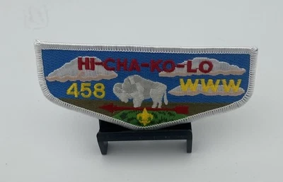 BOY SCOUTS OA HI-CHA-KO- LO LODGE 458  WWW  COUNCIL  WICHITA KS NEW - Image 1 of 2