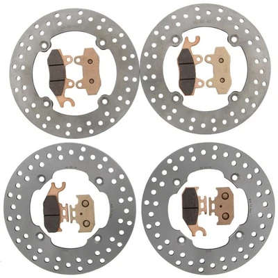 Rotores de freno y pastillas de freno para frenos delanteros y traseros Can-Am Maverick 1000 2014-2019 Foto 1 de 4