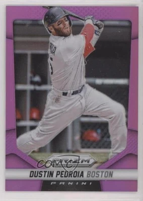 2014 Panini Prizm Purple Prizm /99 Dustin Pedroia #69 - Image 1 of 2