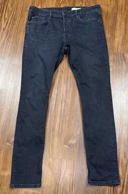 JEANS NEGROS DESCOLORIDOS ALL SAINTS CIGARETTE TALLA 35X32 Foto 1 de 4