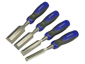 Faithfull - Bevel Edge Butt Chisel Set of 4: 12,18,25 & 32mm - Picture 1 of 1