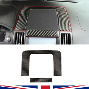 Carbon Fiber Dashboard Speaker Trim Frame For Land Rover Freelander 2 2007-2012 - Foto 1 di 13