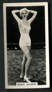 Tobacco Card, Carreras, FILM STARS, 1st Series, 1937, Marie Wilson, #33