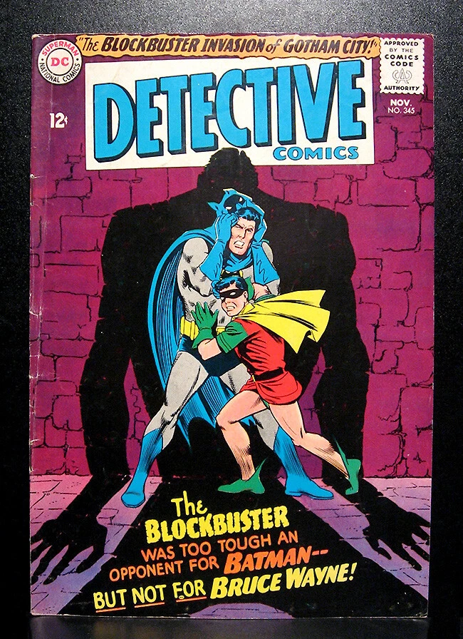 COMICS: DC: Detective Comics #345 (1965), 1st Blockbuster app - RARE (batman) - Image 1 of 1