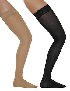 Support Stockings Hold-Up Compression Stockings Cotton 140DEN 18-22mmHg - Picture 1 of 1
