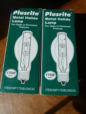 Plusrite MP175/BU/MOG 金属卤化物灯 适用于开放式或封闭式灯具 大亨 全新 — 第 1/4 张图片