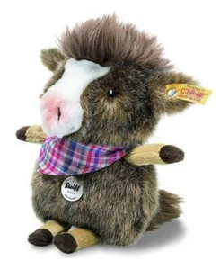 Steiff Mini Horsilee Plüschpferd Happy Farm 7 Zoll mit Ohrmarke und Body Tag NEU! - Bild 1 von 4